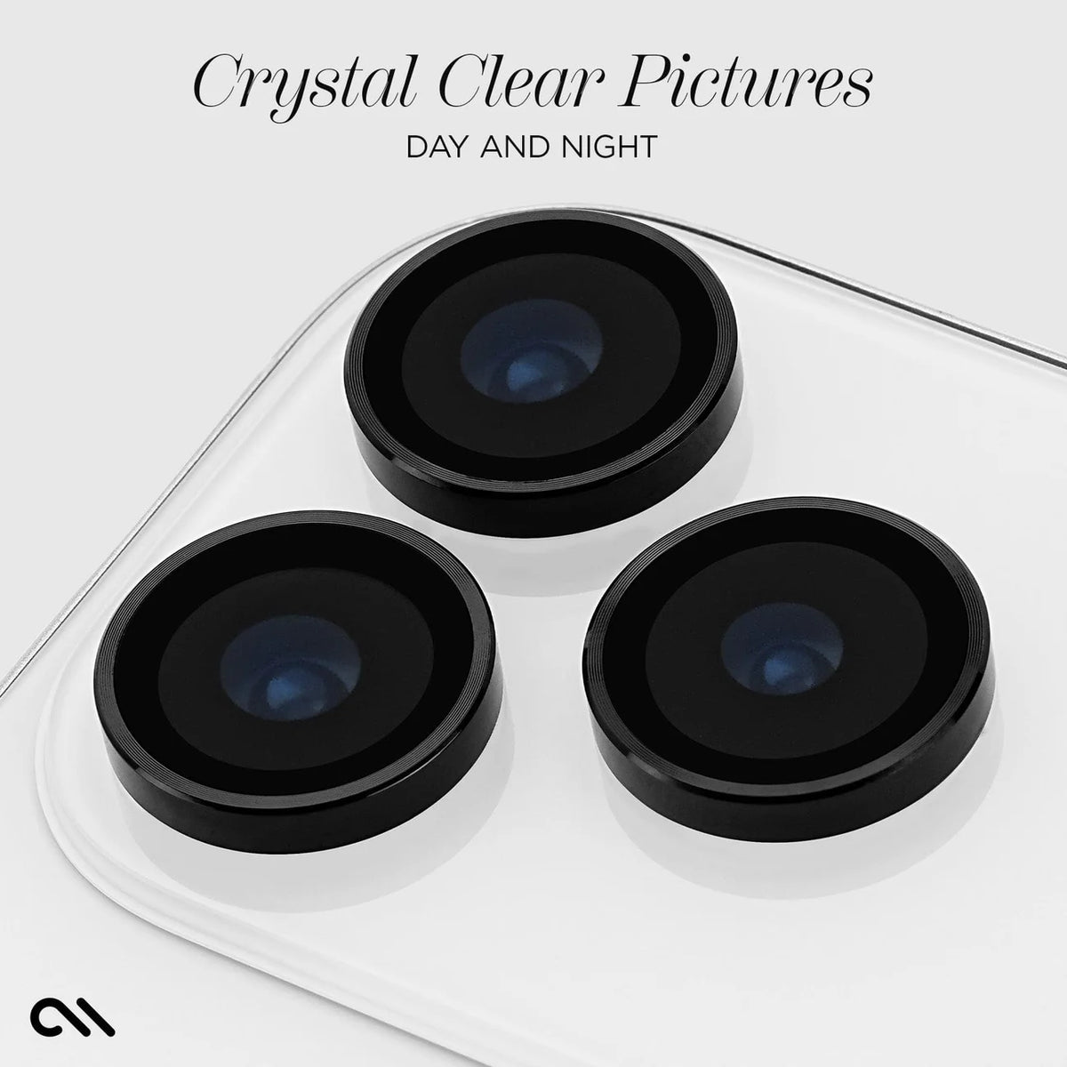 Case-Mate Aluminum Ring Lens Protector for 17 Pro/Pro Max - Black
