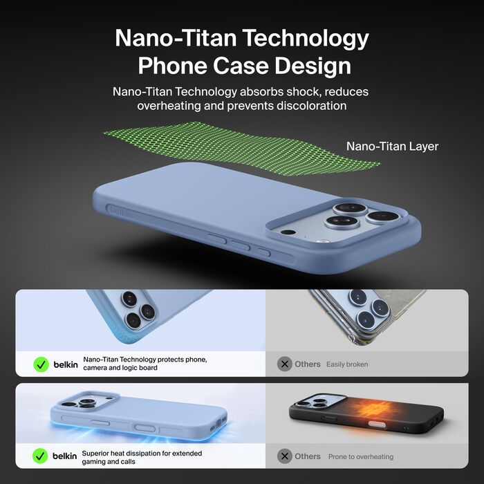 Belkin Protect Case iPhone 18 Pro Marina Blue