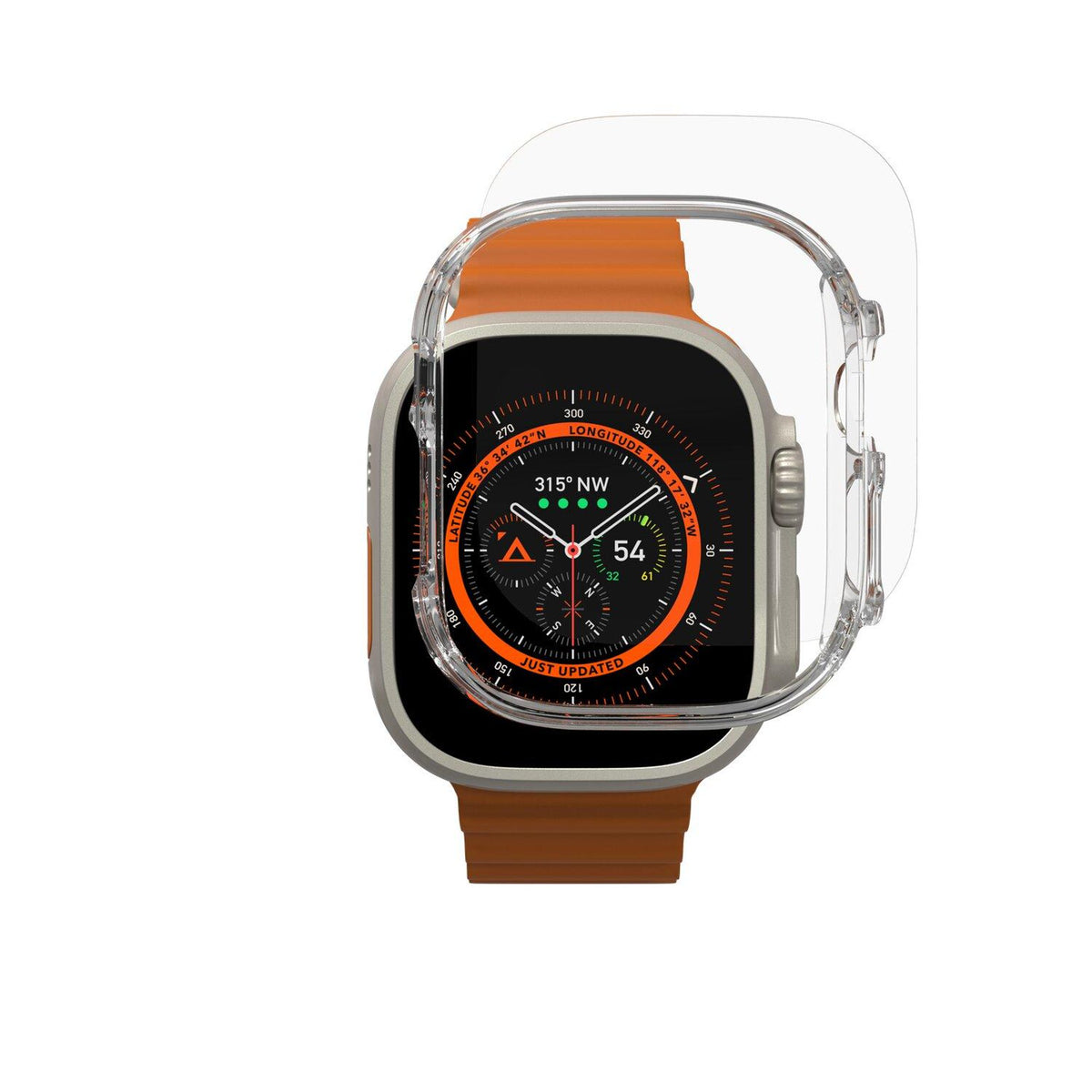 Zagg Fusion 360 Apple Watch Ultra 49mm Clear