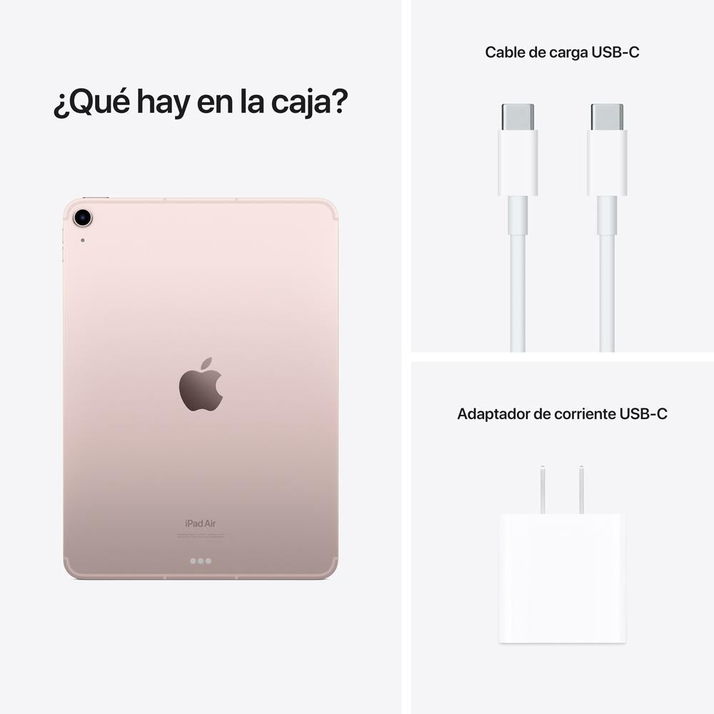 2022 iPad Air Wi-Fi + Cellular 64 GB - Rosa (quinta generación)