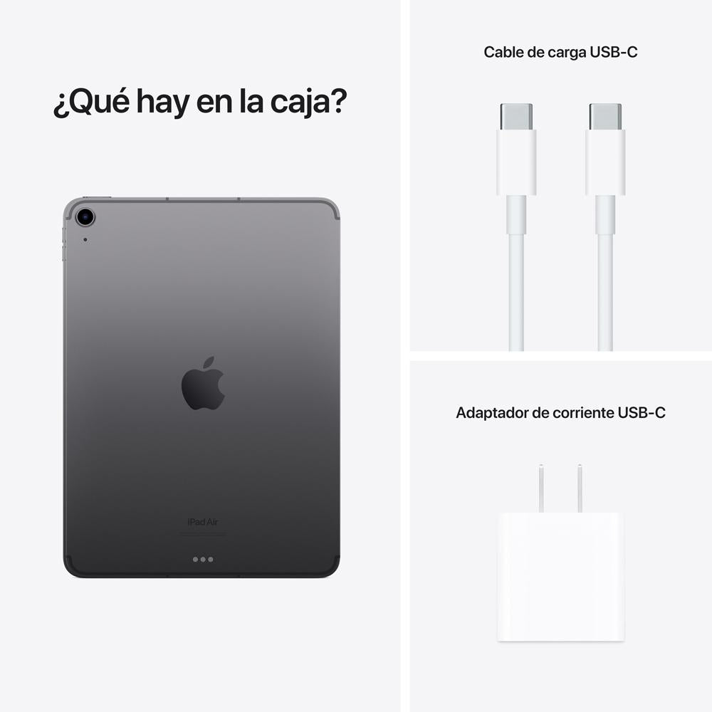 2022 iPad Air Wi-Fi + Cellular 64 GB - Gris espacial (quinta generación)