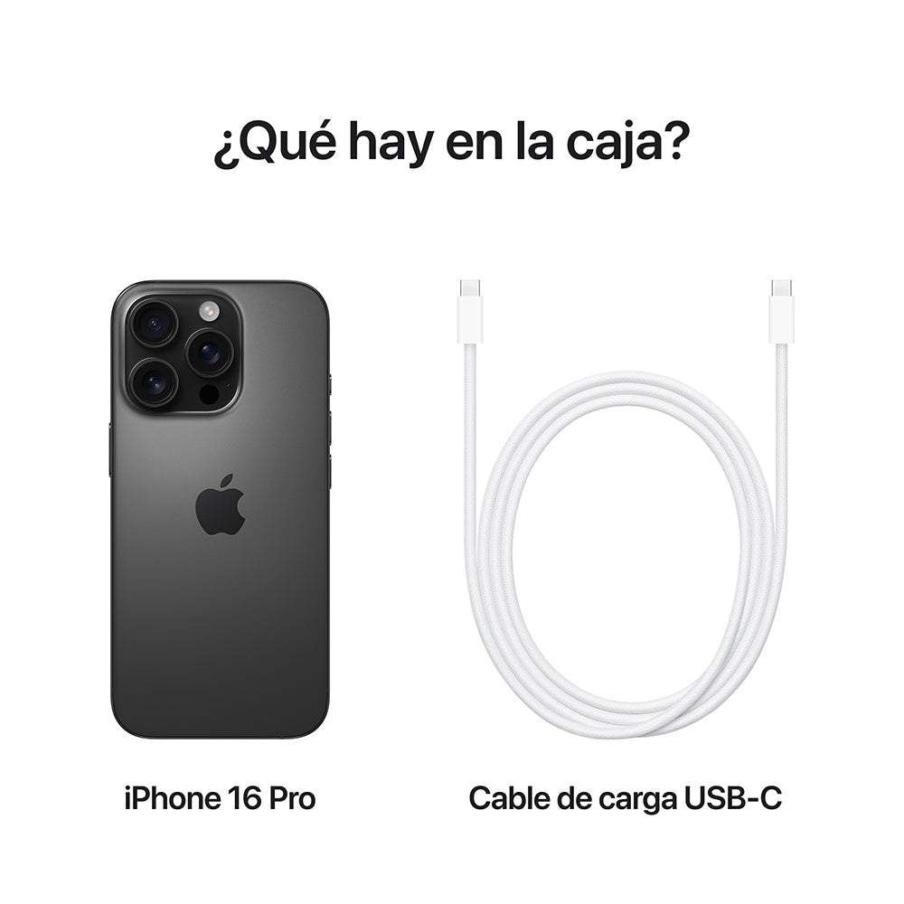 iPhone 16 Pro 128 GB Titanio negro