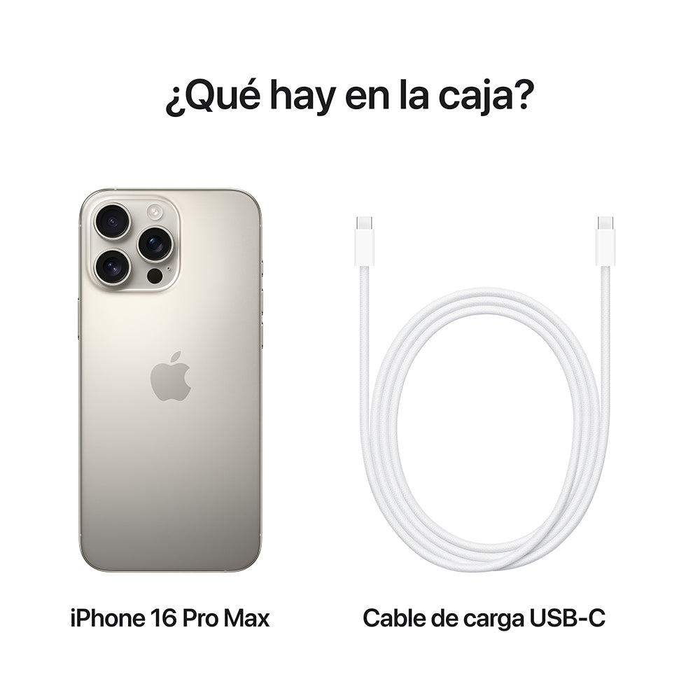 iPhone 16 Pro Max 256 GB Titanio natural