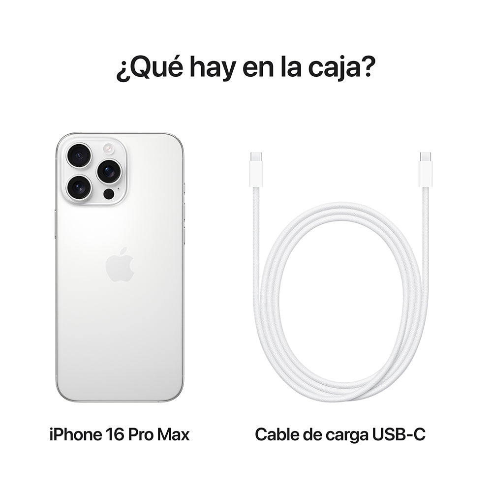 iPhone 16 Pro Max 1 TB Titanio blanco