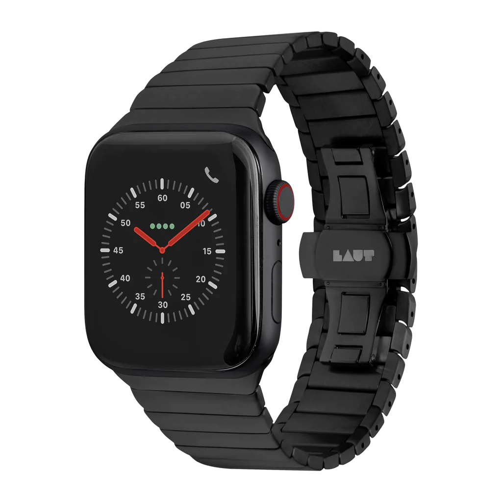 Laut Apple Watch Links  Band Stainless Steal Black