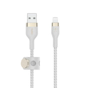 Belkin Cable Pro Flex Lightning a USB-A con correa 1m White