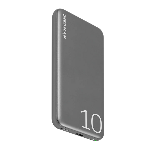 LOGiiX Piston Power 10000 mAh Pro LED - Graphite Grey