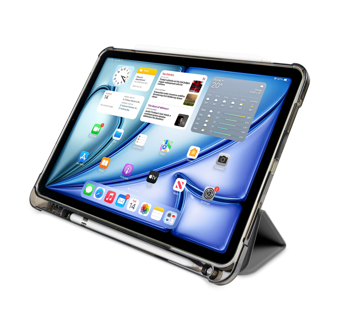 LOGiiX Vibrance Slim Folio for iPad 11 (A16)/10.9 (10th Gen) - Black