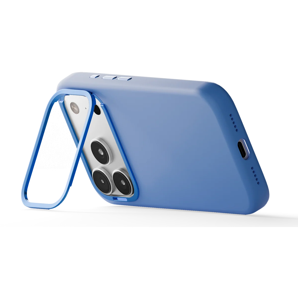 Logiix Vibrance Silicone Case for iPhone 18 Pro - Cool Blue