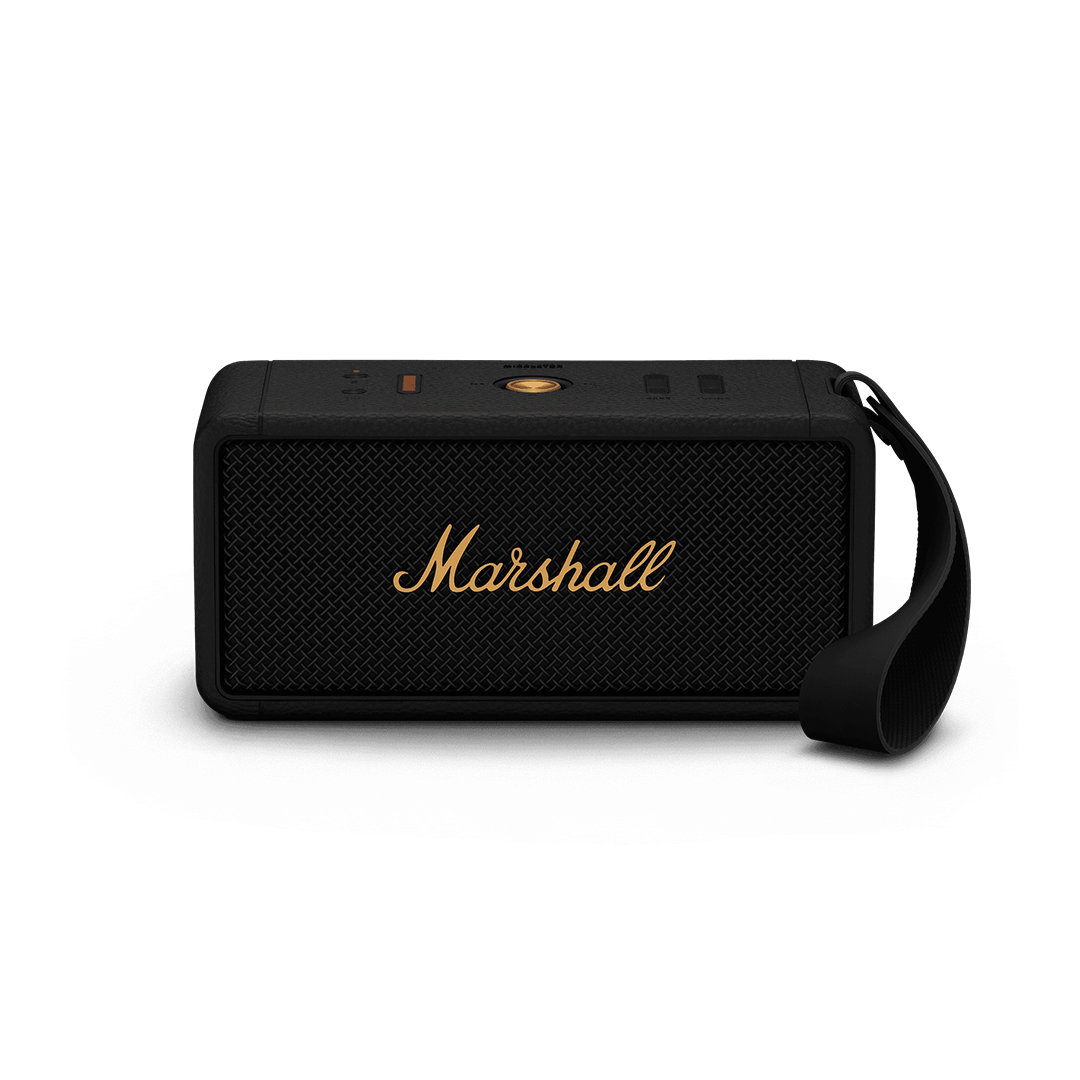 Marshall Middleton II Bluetooth Speaker - Black and Brass