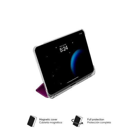 NCO clear folio berry purple for ipad (A16) 11