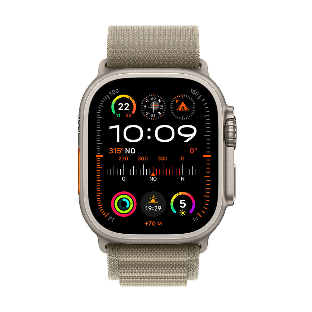 Apple Watch Ultra 2 GPS 49mm Titanium Olive Alpine Loop