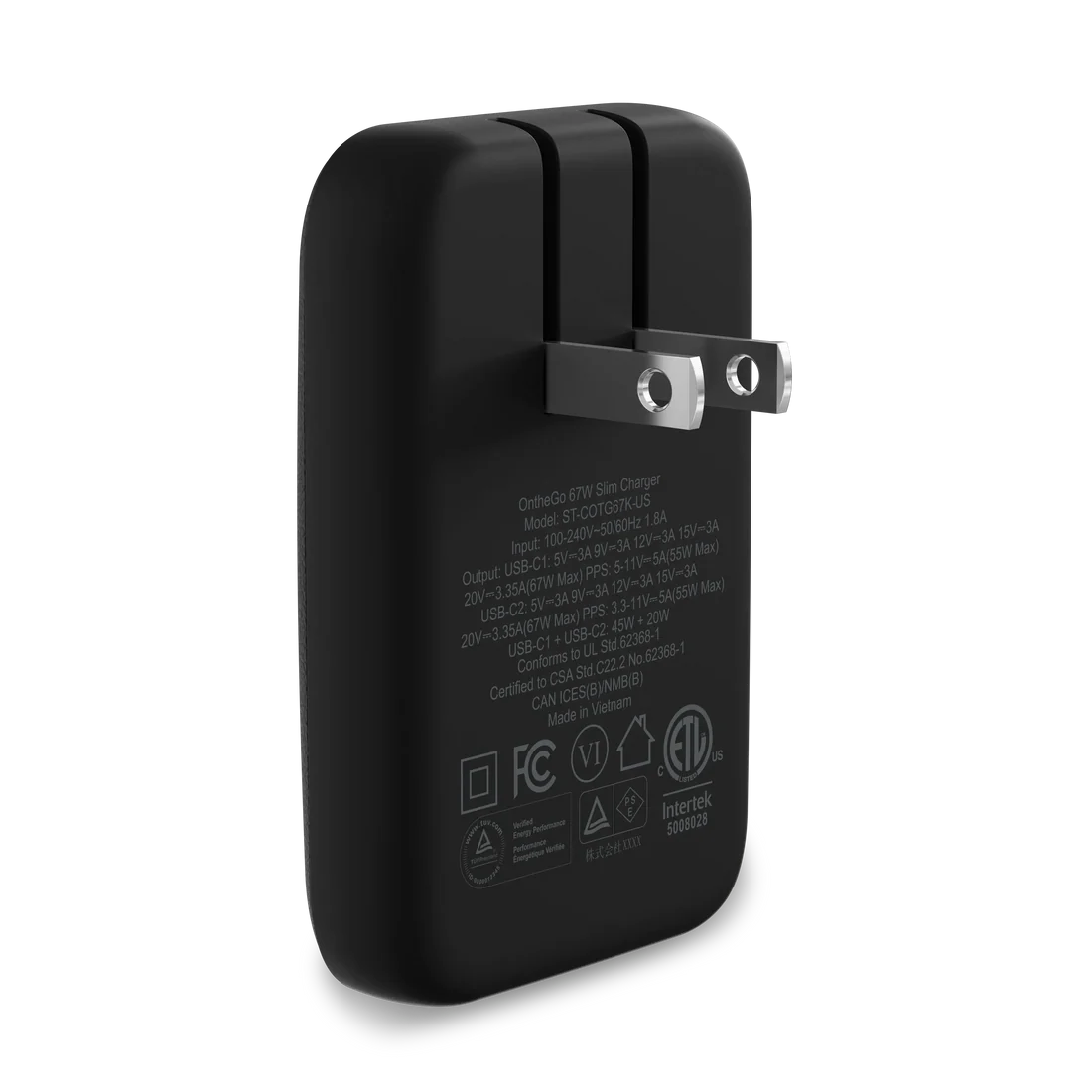 Satechi 67W Slim OntheGo Wall Charger - US