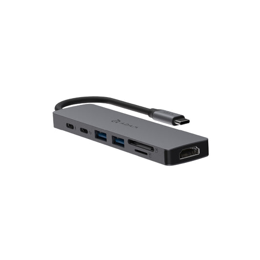 Adam Elements SE07 USB-C 7-in-1 Multi-Function Hub - Grey