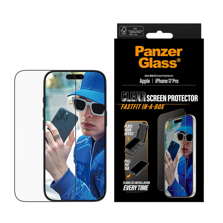 PanzerGlass Apple iPhone 17 Pro UWF w. Fastfit in-a-box