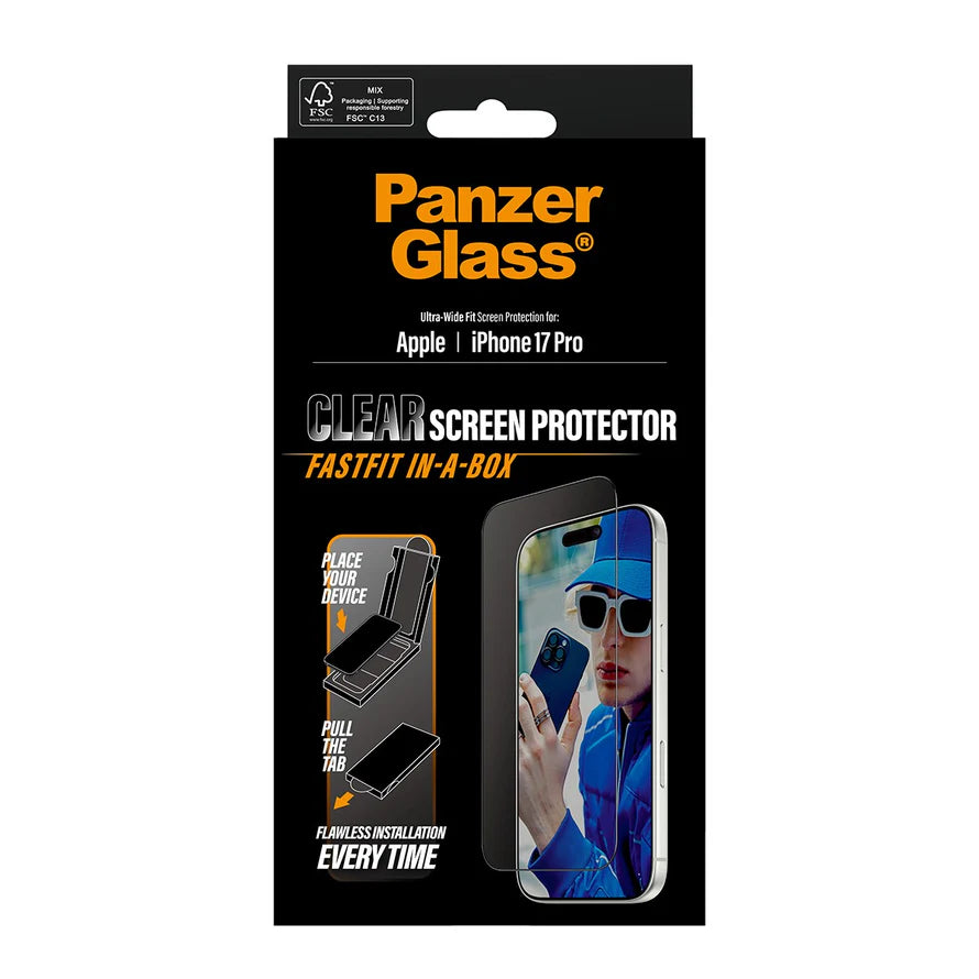 PanzerGlass Apple iPhone 17 Pro UWF w. Fastfit in-a-box
