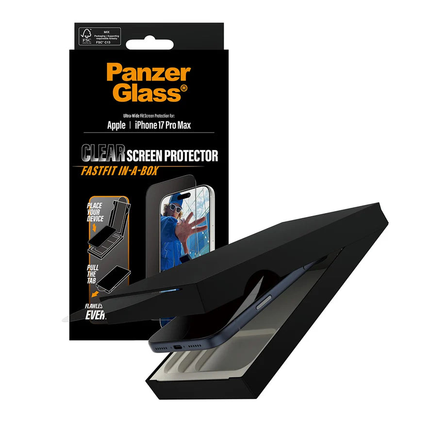 PanzerGlass Apple iPhone 17 Pro Max UWF w. Fastfit in-a-box