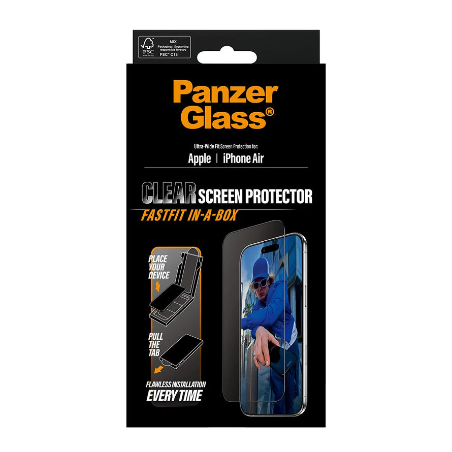 PanzerGlass Apple iPhone 17 Air UWF w. Fastfit in-a-box