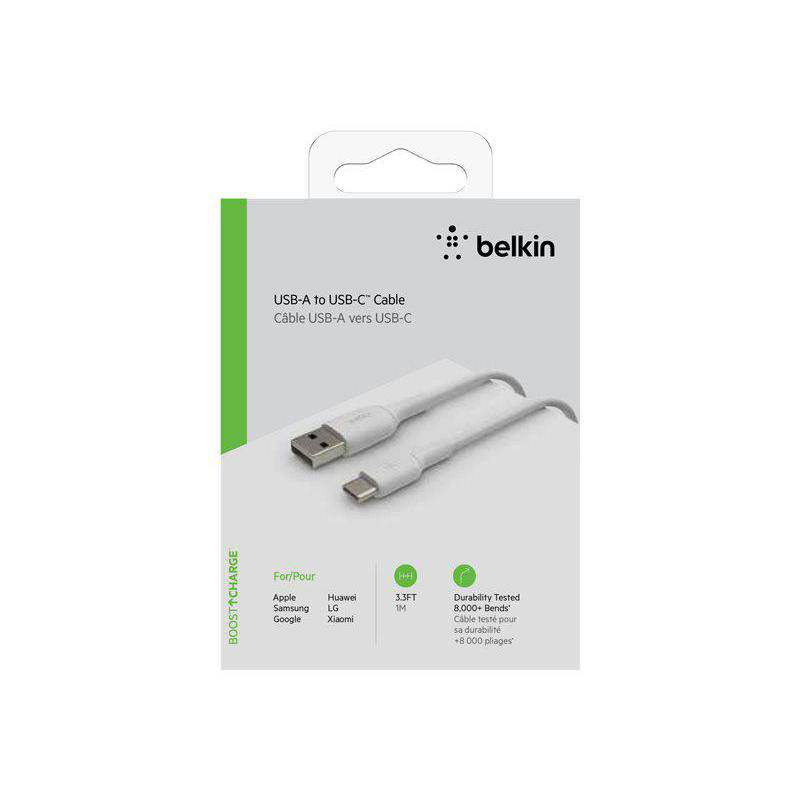 Belkin Boost↑Charge™ USB-C to USB-A cable 1m White