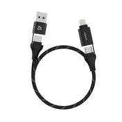 Adam Elements Peak MS401 4-in-1 60W Magnetic Charging Cable - Black