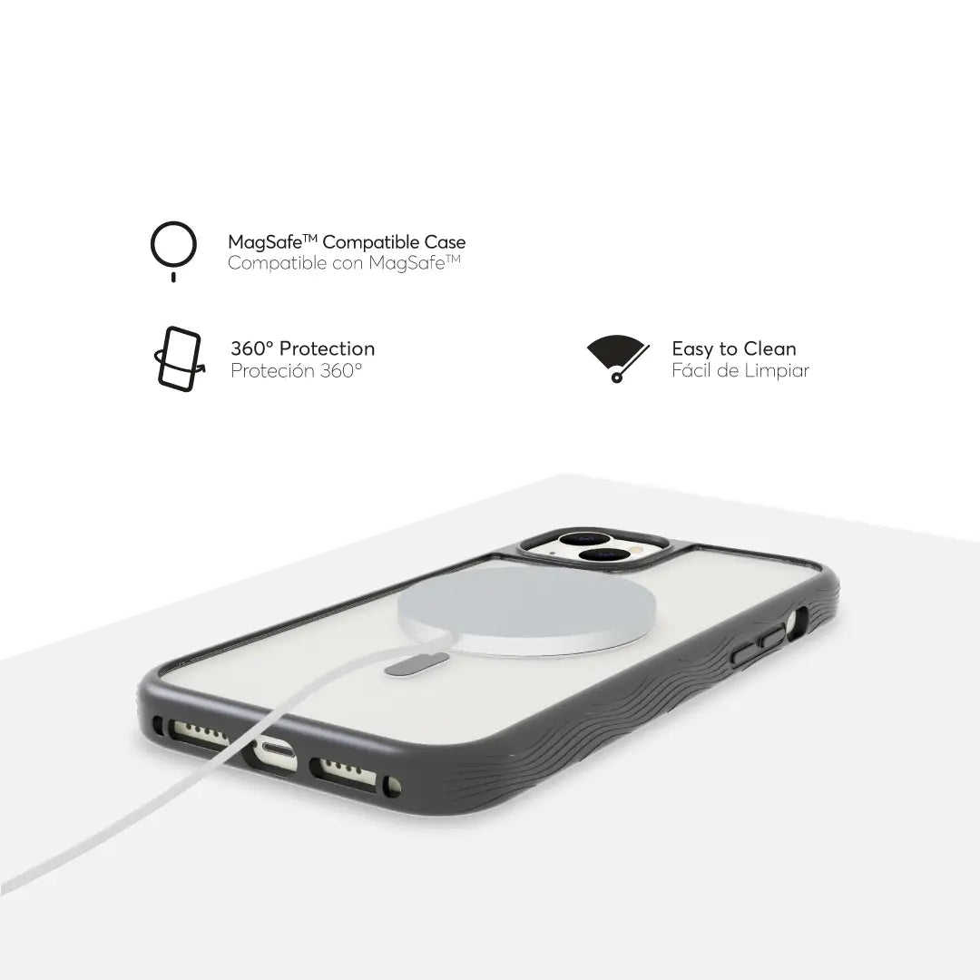 NCO SafeCase Grip con MagSafe Black para iPhone 14 Plus