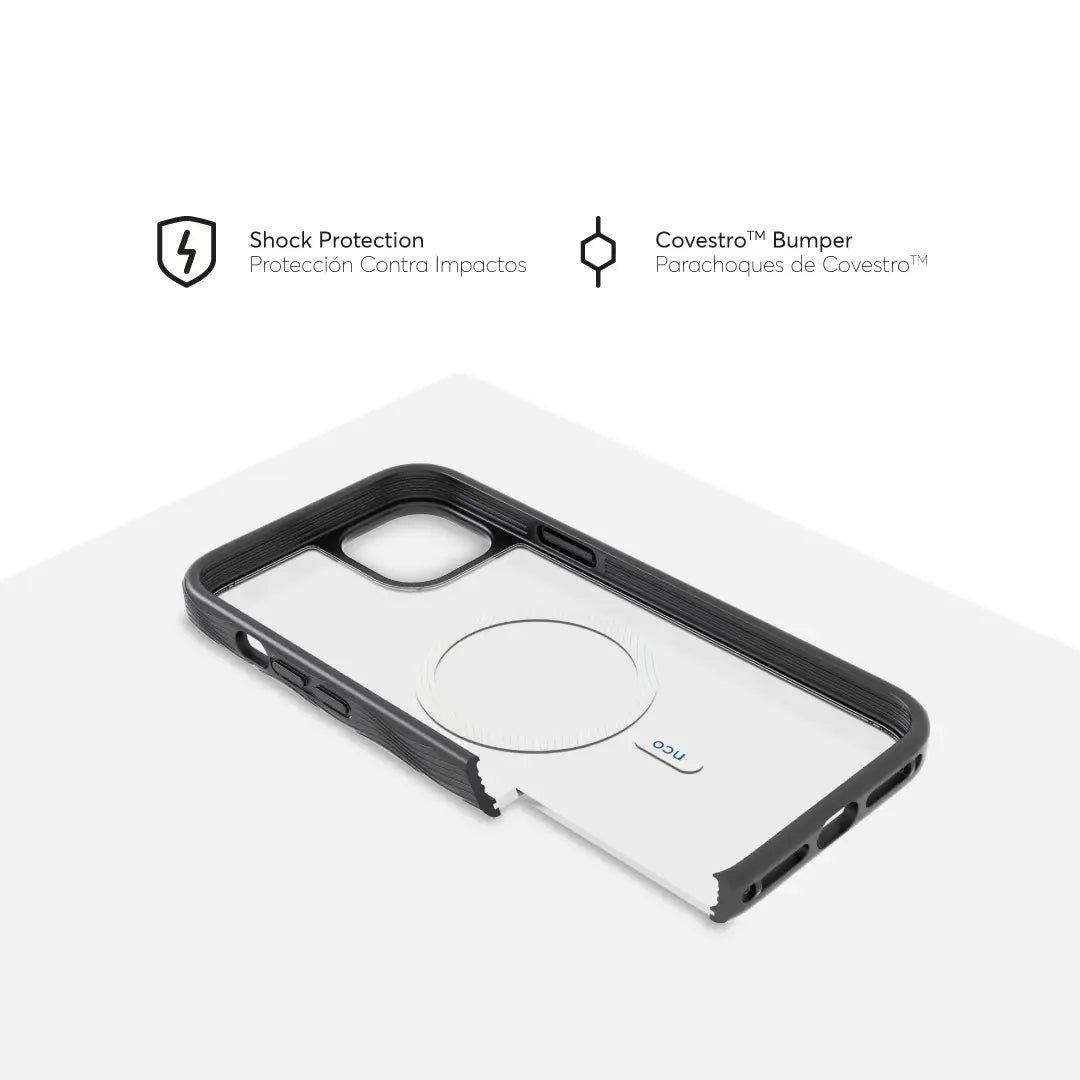 NCO SafeCase Grip con MagSafe Black para iPhone 14 Plus