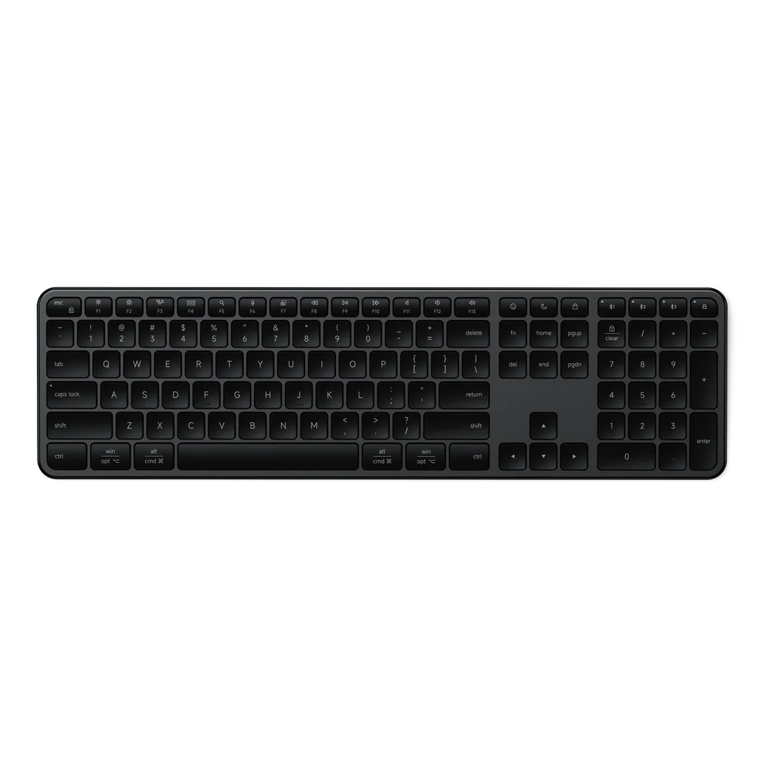 Satechi Slim EX3 Wireless Keyboard (Space Black) - Spanish