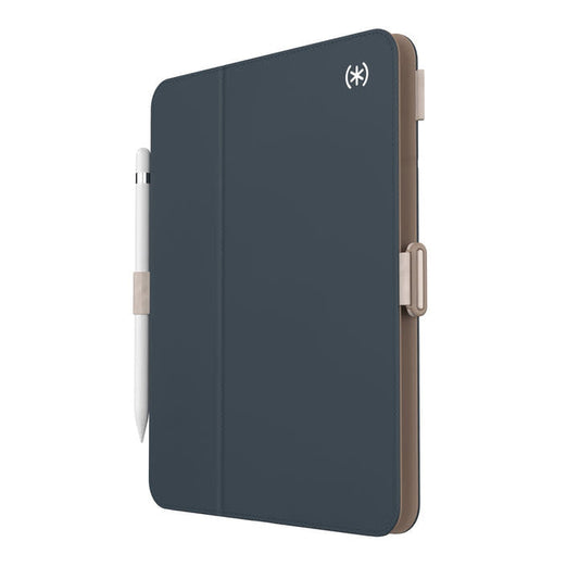 Speck   Balance Folio Case with Microban para New iPad 10th - Almond Milk /Mocha/Charcoal