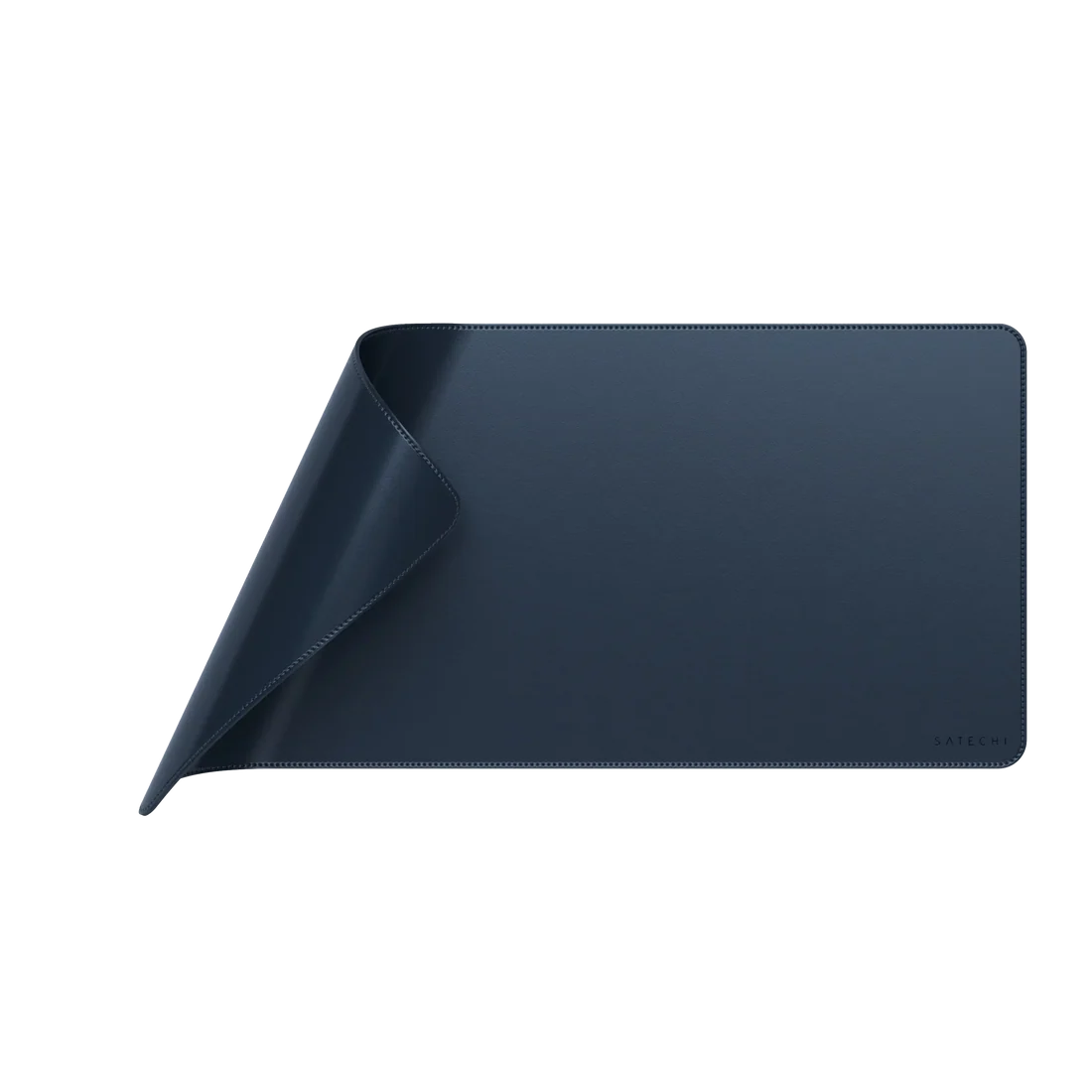 Satechi Vegan-Leather Premium Desk Mat Blue