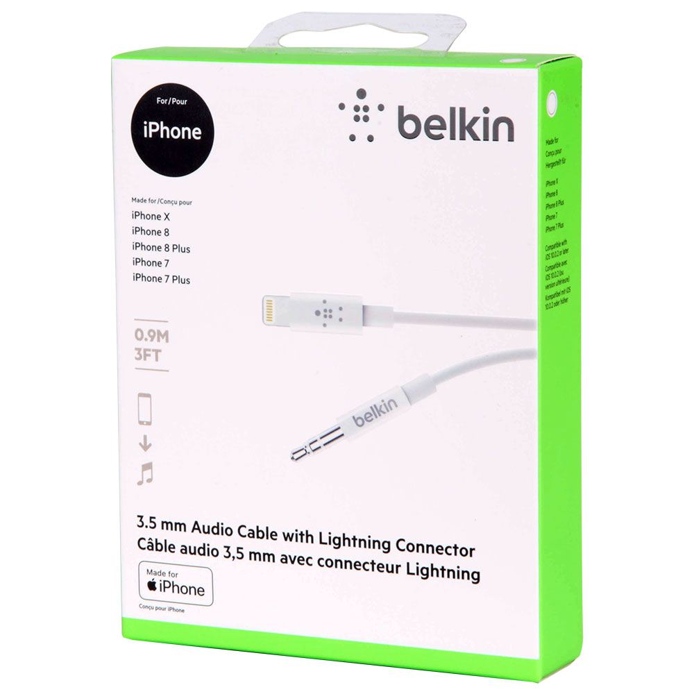 Belkin Cable Lightning to Aux. Audio