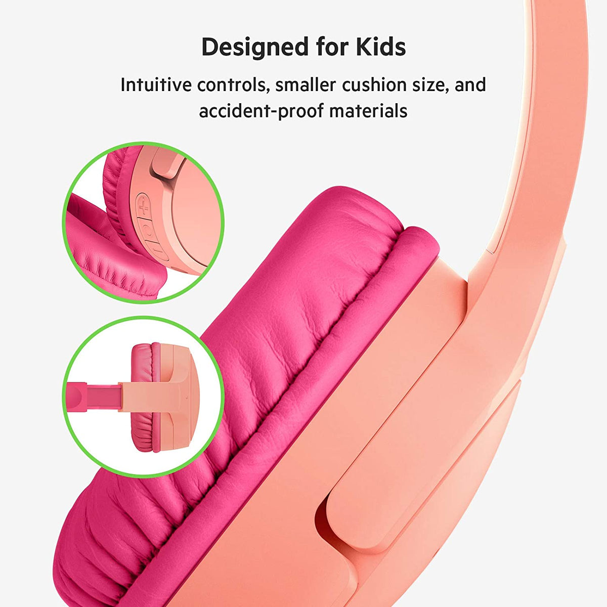 Belkin auriculares inalámbricos supraaurales para niños - Pink