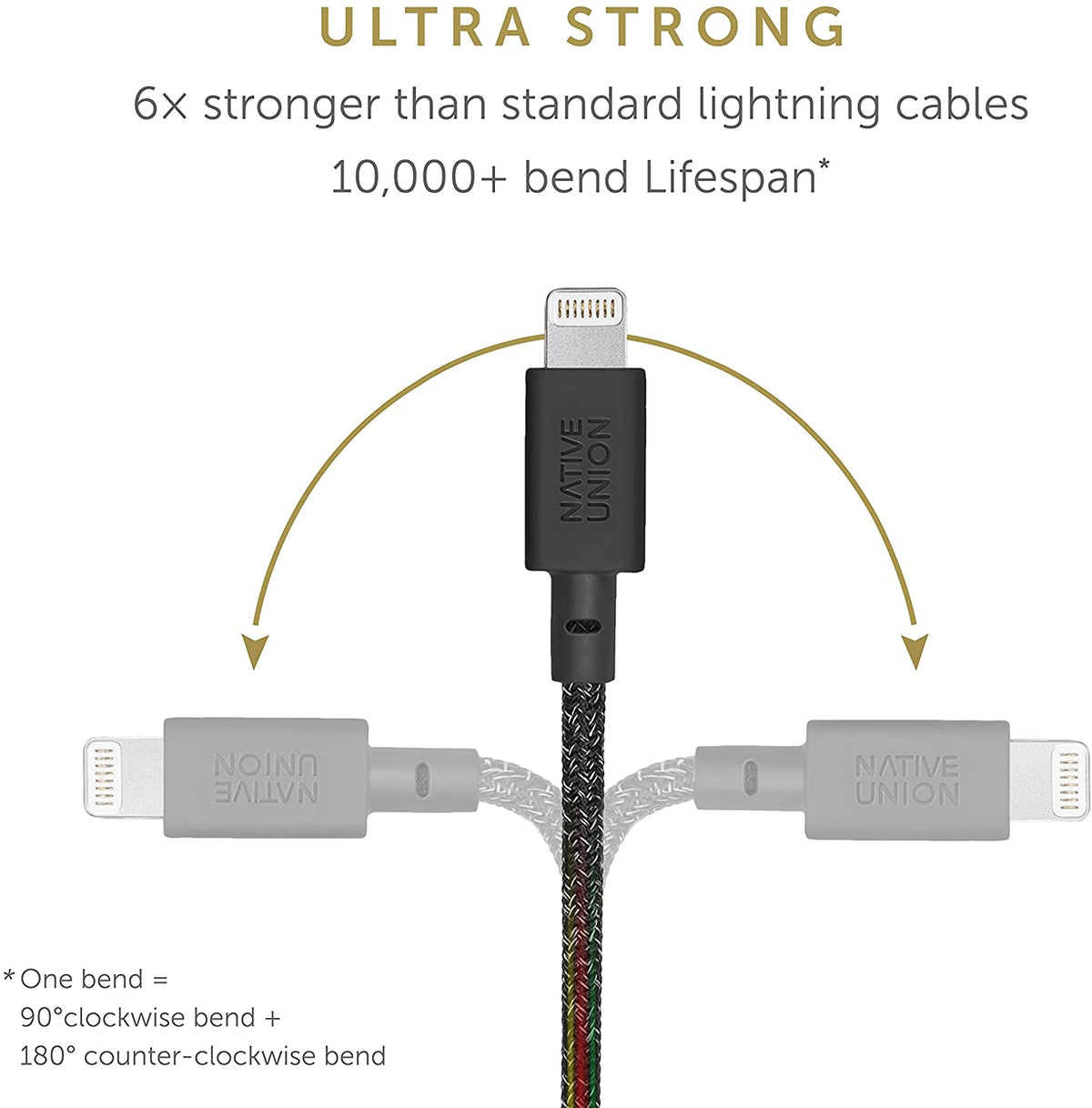 Native Union Braided Lightning Belt Cable 3 m