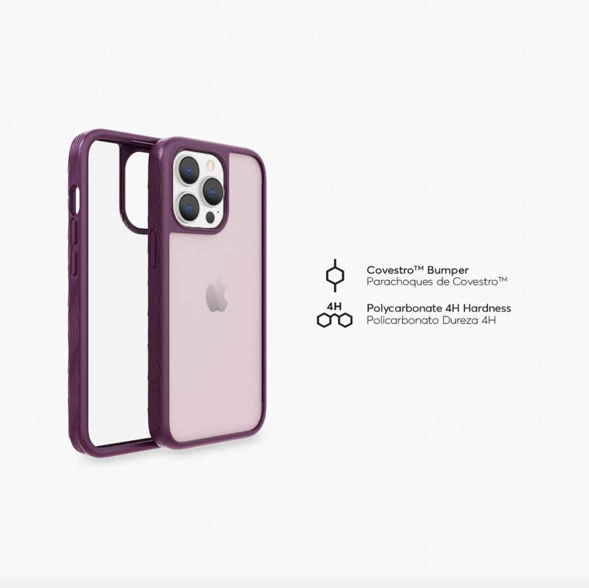 NCO SafeCase GRIP Berry Purple - iPhone 13 Pro