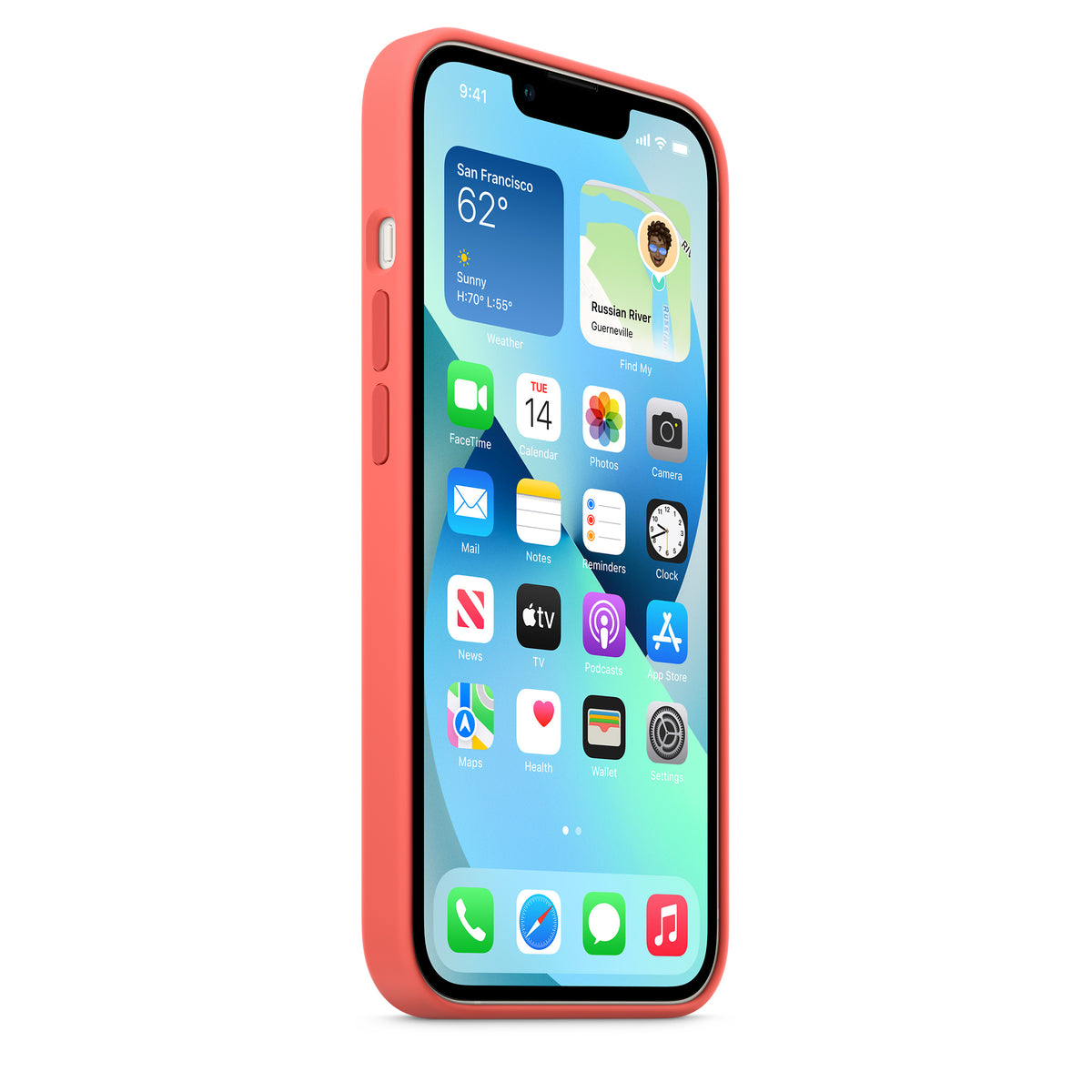 Apple funda de silicona con MagSafe para iPhone 13 mini