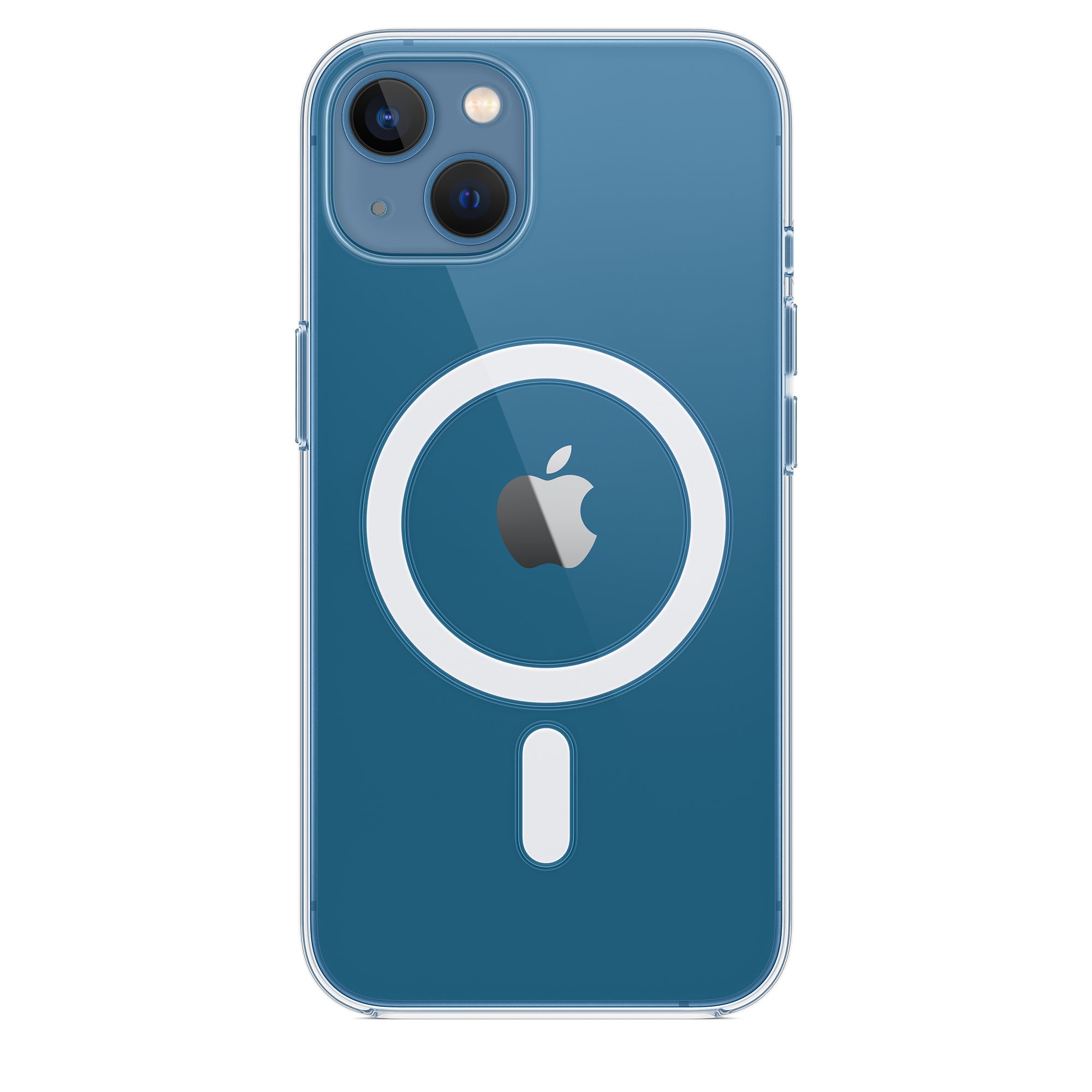Funda para iPhone 13 de 6,1 Case Transparente Minimalista, Carga Magnética  e inalámbrica Compatible Magsafe (
