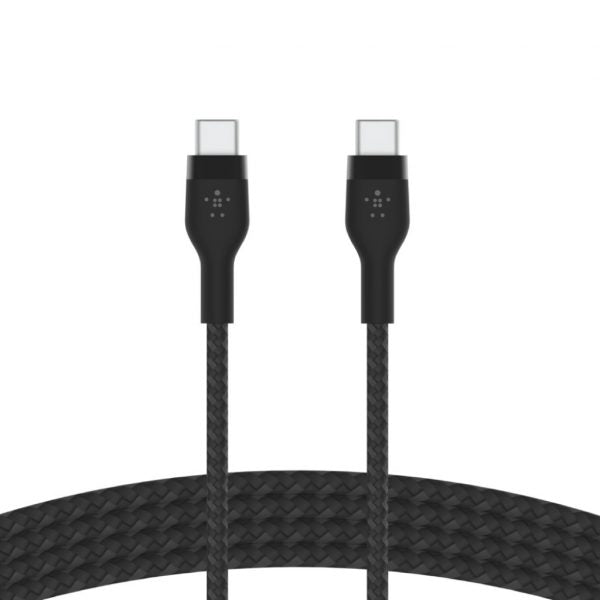 Belkin Cable Pro Flex USB-C a USB-C con correa 2M Black