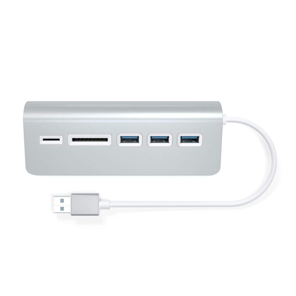 Satechi TYPE-A Aluminum USB 3.0 Hub &amp; Card Reader