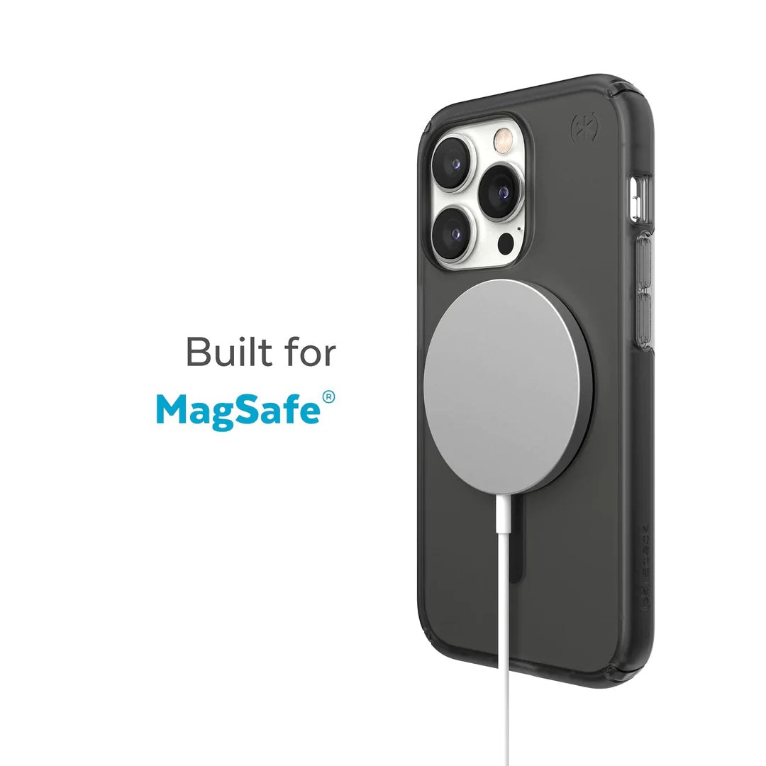 Speck Presidio Perfect Mist Case with Magsafe for iPhone 14 Pro - Obsidian/ Obsidian Black