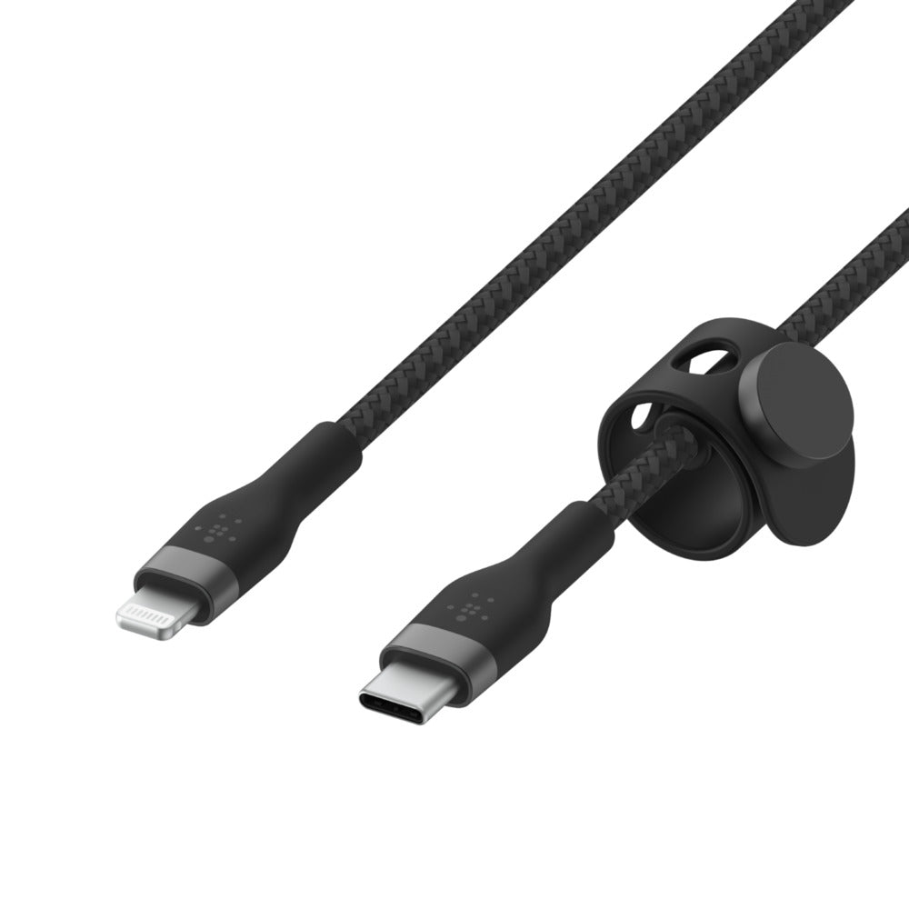 Belkin Cable Pro Flex USB-C a Lightning Cable Black (2 m)